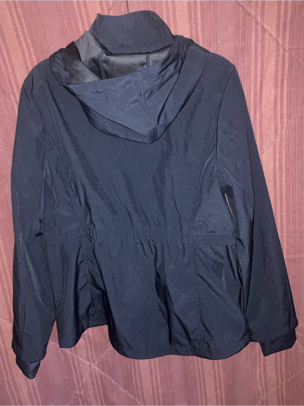 NWT, Tommy Hilfiger Navy Blue Jacket, With Hood, Size S - Picture 3 of 5
